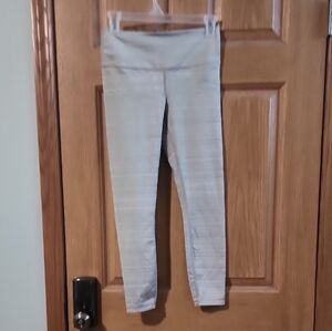 Athleta Textured Tan Leggings